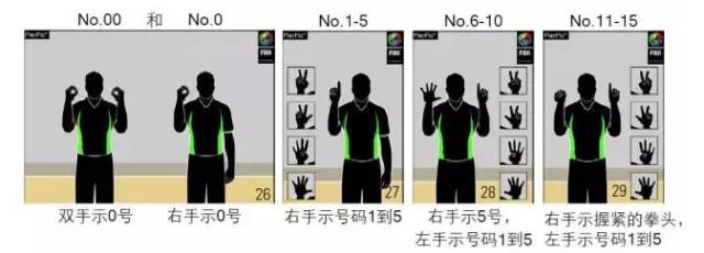 篮球手势语_篮球手势意思_篮球场上规则手势